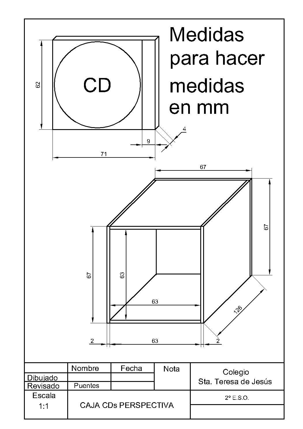 Medidas De Un Cd diapositiva Construir sobre Permanentemente medidas caja cd infinito  fórmula Fuente
